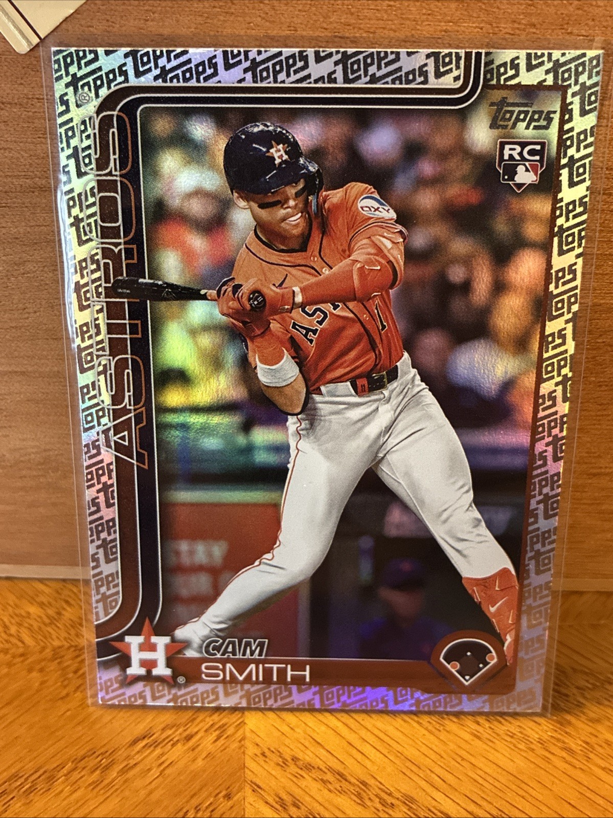 Cam Smith 2025 Topps Fanatics Exclusive Topps Foil Pattern Rc Astro Rookie US298