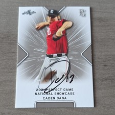Leaf Perfect Game National Showcase Caden Dana BA-CD1 2021 Hard Autographed