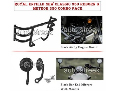 Royal Enfield Meteor & New Classic Reborn 350 ''2 STÜCKE ZUBEHÖR KOMBIPACK - 25''