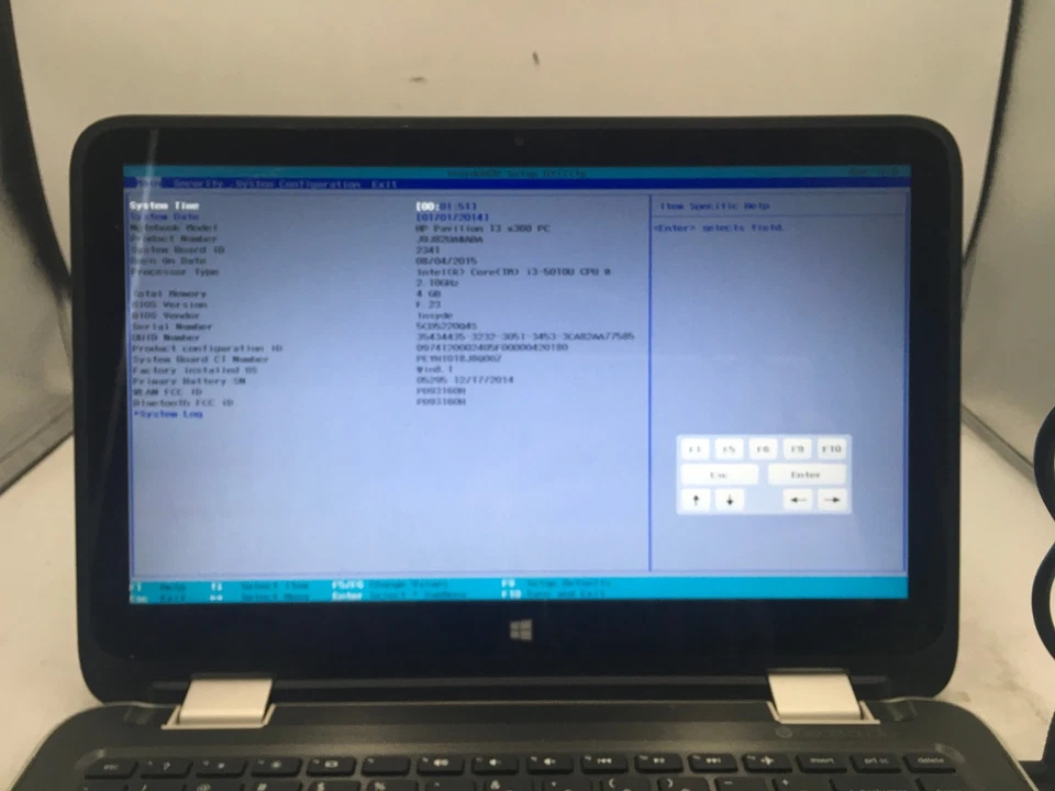 HP PAVILION 13 X360 A110DX - BOOTS TO BIOS - INTEL I3 5010U - 4GB RAM - READ -BB - Image 2 of 4