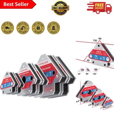 Value-Packed 6-Piece Welding Magnet Set: Multi-Angle Support & Strong Hold