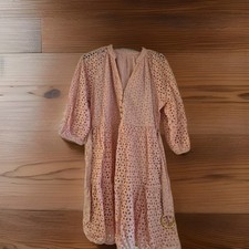 Portmans Dress Pink Size 10 Lace Double Lined E/C