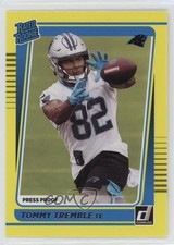 2021 Panini Donruss Rated Rookie Press Proof Yellow Tommy Tremble #302 6k2