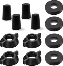 Replacement Kit for Berkey® Water Filter System Elements - 4 wing nut, Black 