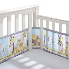 BreathableBaby Breathable Mesh Liner for Full-Size Cribs, Classic 3mm Mesh, B...