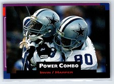 1993 Pro Set Power Update - Combos #PC4 Michael Irvin / Alvin Harper