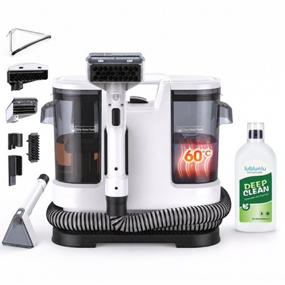 15KPa Polsterreiniger mit Heizfunktion 60℃ Waschsauger Auto Teppichreiniger 600W