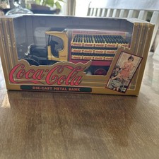 NIB - 1994 Ertl Coca-Cola Die-Cast Metal Delivery Truck Bank