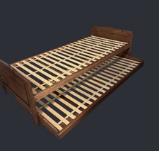 Marks And Spencer Pine Single Bed Frame With Guest Trundle Bed