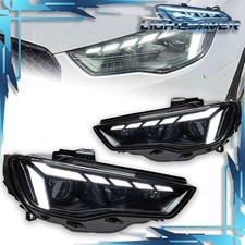AKD Audi A3 Headlights 2013-2016 A3 8V LED Headlight Projector Lens DRL US Stock
