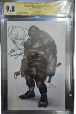 TEENAGE MUTANT NINJA TURTLES #97 CGC 9.8 SIGNED & REMARKED Inhyuk Lee Variant