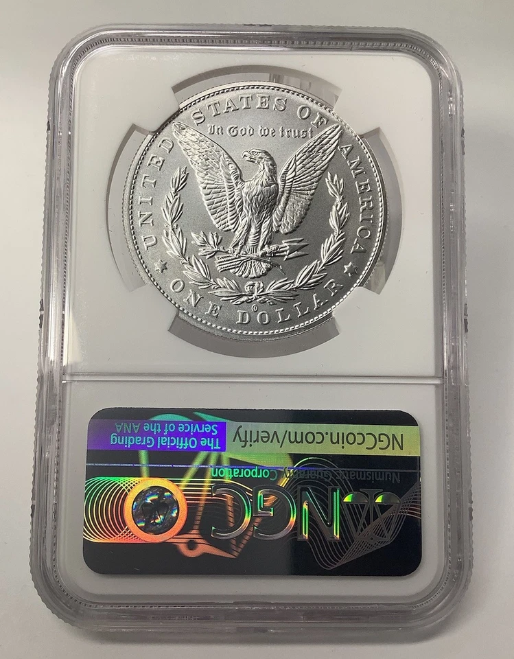 2021-O $1 Morgan Silver Dollar New Orleans Privy Mark NGC 100th Anniversary MS70 - Image 2 of 2