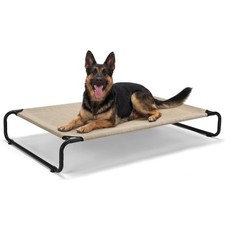 Cooling Elevated Dog Bed, Outdoor Raised Dog Bed for Large Dogs