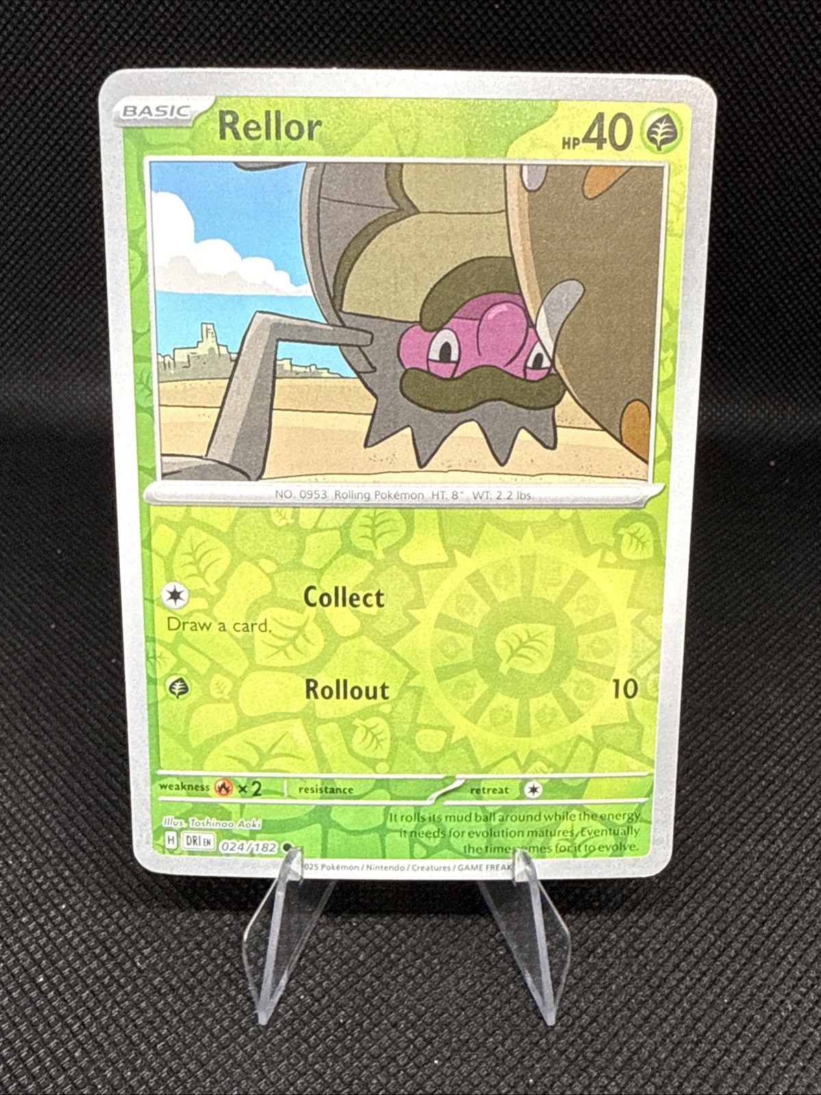 Rellor | 24 | Pokemon | Destined Rivals | Reverse Holo | 50% off 2nd Card