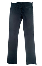 7 For All Mankind Black Straight Leg Jeans Size 27 