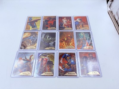 Marvel Creative Editors Choice 1-12 Master Set 1998 Skybox complete 