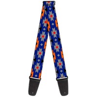 Guitar Strap - Navajo Gray/Blue/Orange/Black (Us Import) Acc Neu