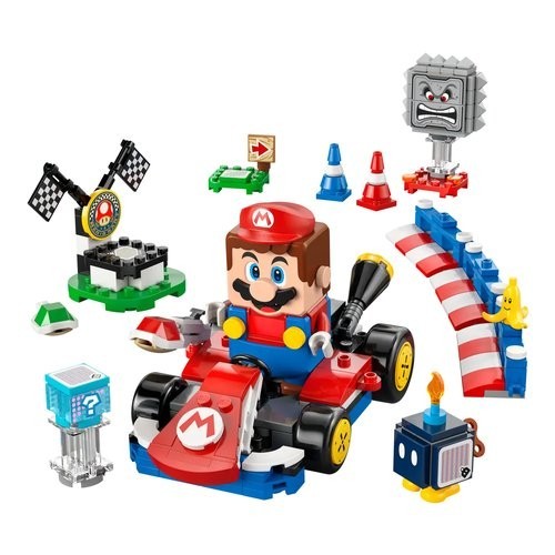 Set LEGO 72043 Mario Kart con Personaggio Mario: Gioco Interattivo