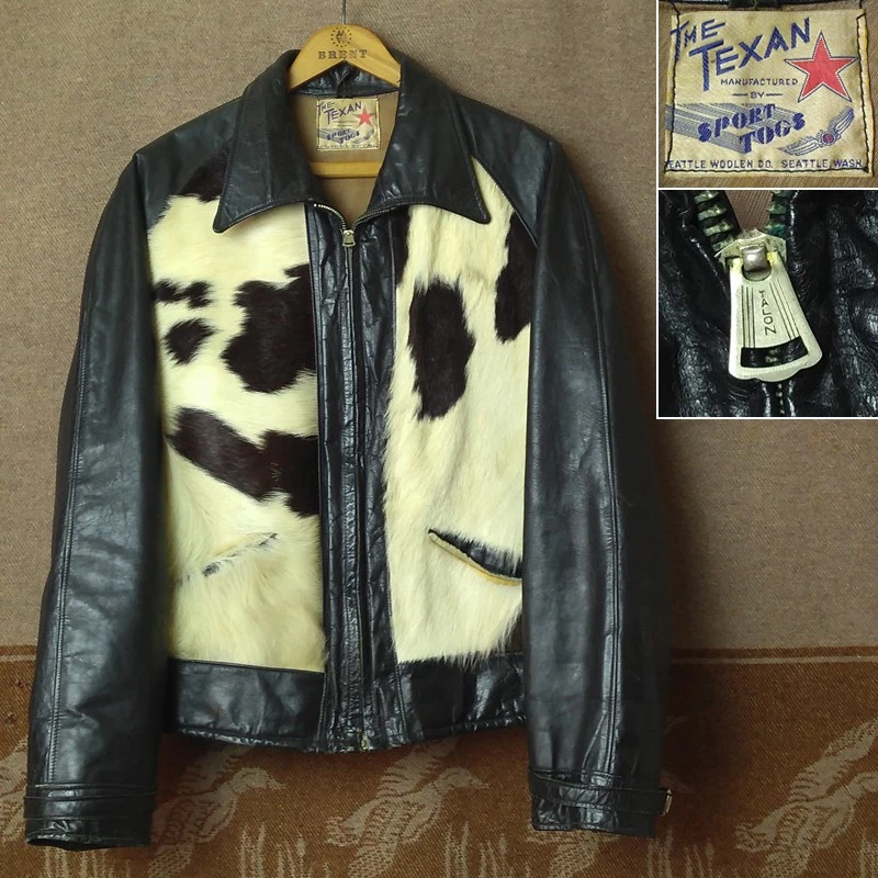 Leather Original 1930s Decade Vintage Outerwear Coats & Jackets