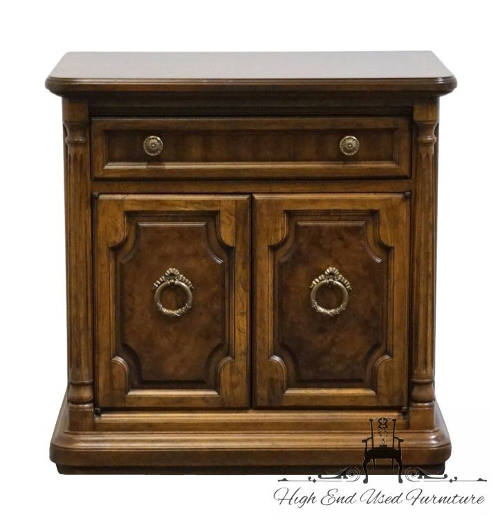 DREXEL HERITAGE Cameo Collection Burled Walnut Italian