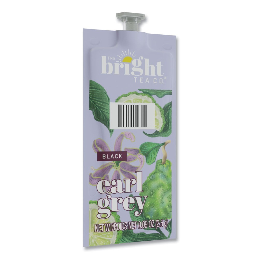 FLAVIA 48026 0.09 oz. The Bright Tea Co. Freshpack - Earl Gray (100/Carton) New