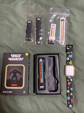 YELLOW - KICKSTARTER My Play Watch Space Invaders Atari 2600 ish NEW Video Game