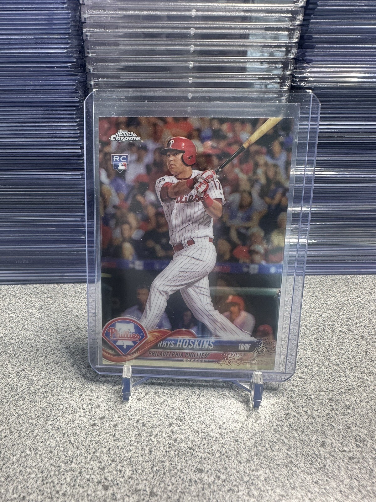 Rhys Hoskins 2018 Topps Chrome Rookie Card RC #70 Phillies