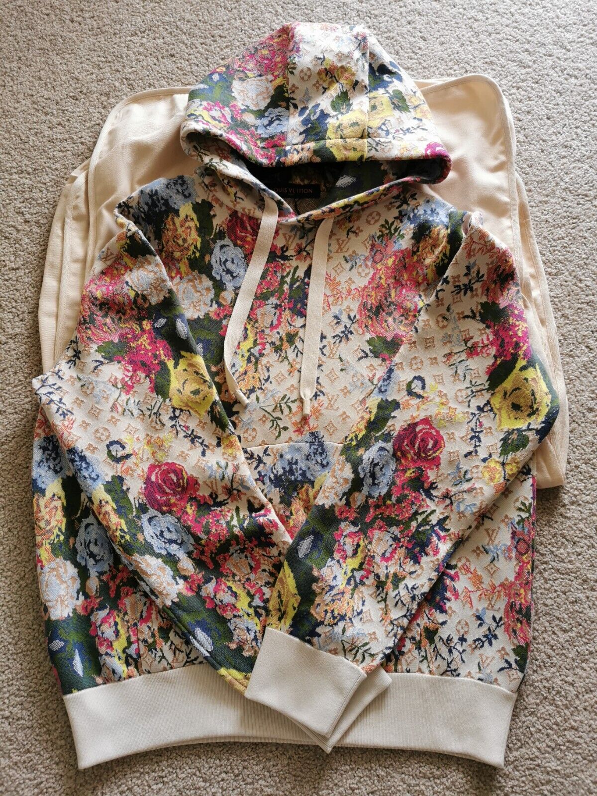 Louis Vuitton Graphic Floral Hoodie