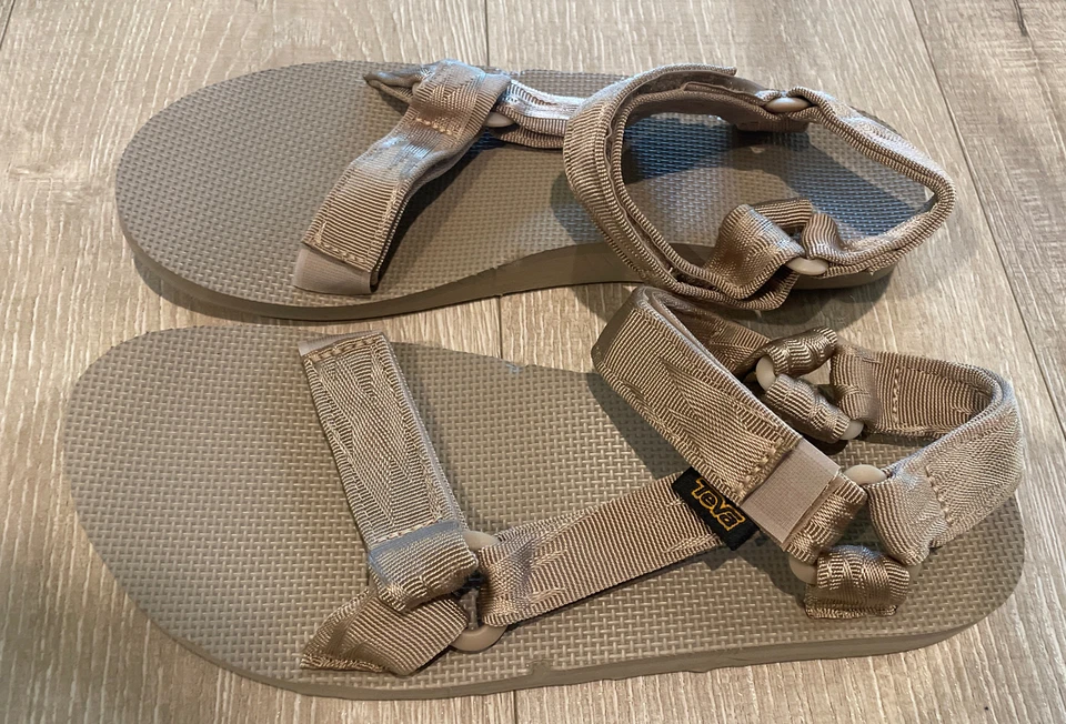 Sandalias Teva Hombre Tostadas Talla 9 F30 (Muestras) Nuevas Sin Etiquetas Foto 3 de 4