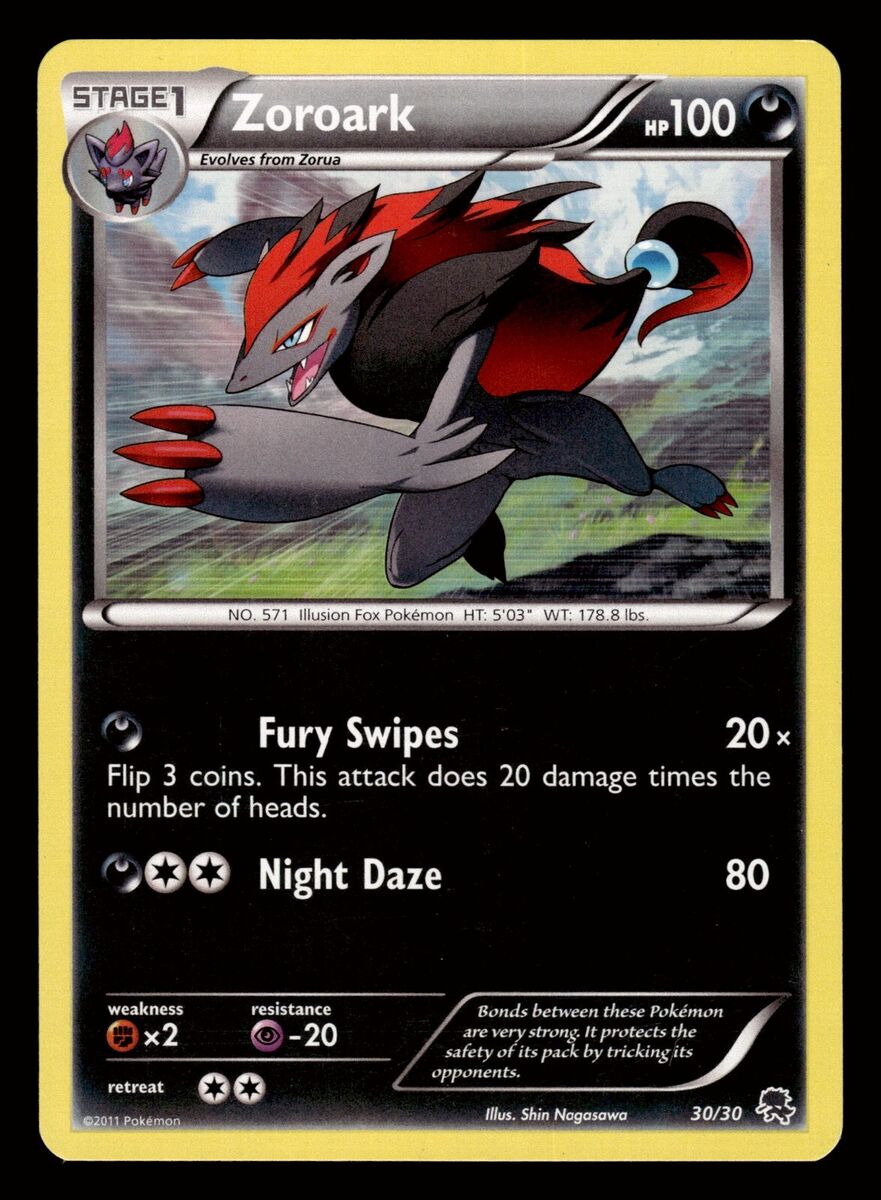 Pokemon Zoroark 30/30 Trainer Kit Holo Rare Card | eBay Pokemon Zoroark 30/30 Trainer Kit Holo Rare Card | eBay