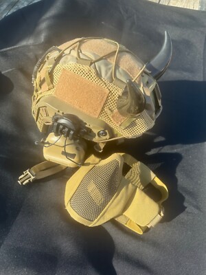 One Tigris Tactical helmet heat set - face cover   Airsoft , Hunting
