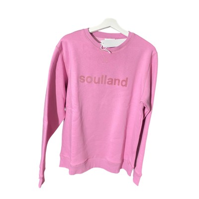 NWT-Soulland-Crewneck Sweatshirt-Womens-Pink - Size XL-Retail 150