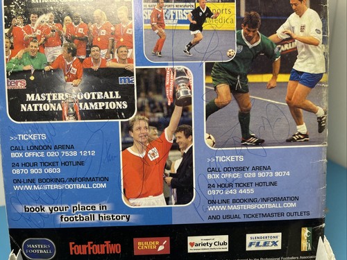 PROGRAMA FIRMADO - MASTERS FOOTBALL 2001 MULTIFIRMADO FOURFOURTWO - Imagen 6 de 7