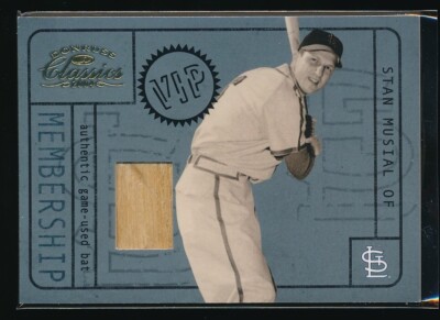 Stan Musial 2004 Donruss Classics VIP Membership Game Used Bat 14/25
