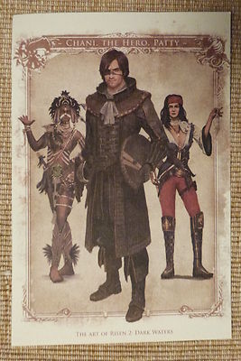 The Dark of Risen 2 Dark Waters Chani The Hero Patty Kunstdruckpostkarte Neu 