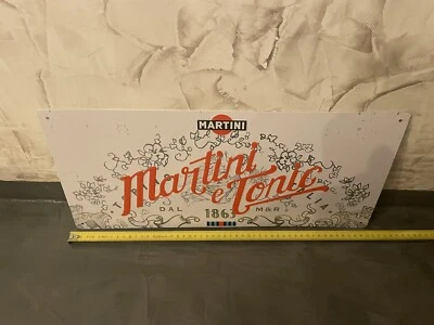 Plaque En Tole Martini Tonic - Photo 1/2