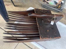 Vintage All Wood Berry Picker Harvester w/ Wood Handle