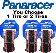 1or 2Pk Panaracer 26 x 2.10" Fire XC Pro Tubeless Folding Mountain Bike Tire Red