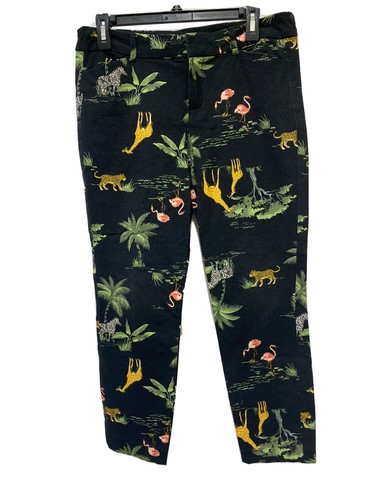 Old Navy Safari Palm Trees Flamingo 