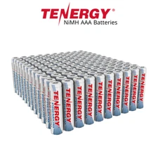 Tenergy Premium AAA 1000mAh High Capacity NiMH Rechargeable Batteries AAA Lot