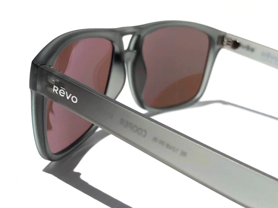 NUEVO Gafas de sol Revo COOPER gris cristal mate polarizadas azul lente de agua 1248 00 BL Foto 4 de 4