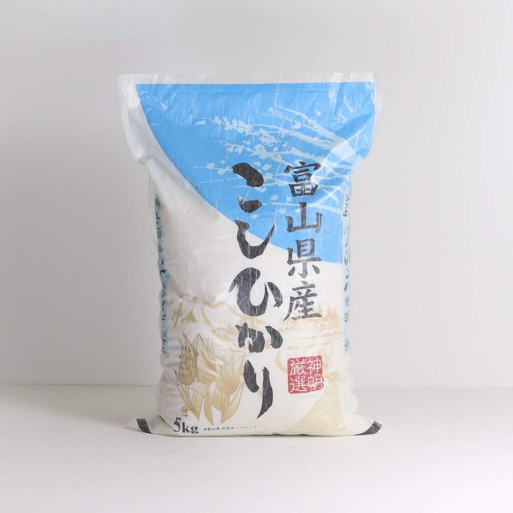 Shinmei Toyama Koshihikari Japanese Short Grain White Rice 5Kg, US ...