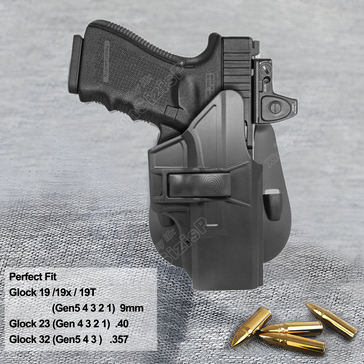 G19C Holster Fit Glock 19 G19 32 23 19 19X 19T 19M (Gen 3/4 G19C Holster Fit Glock 19 G19 32 23 19 19X 19T 19M (Gen 3/4