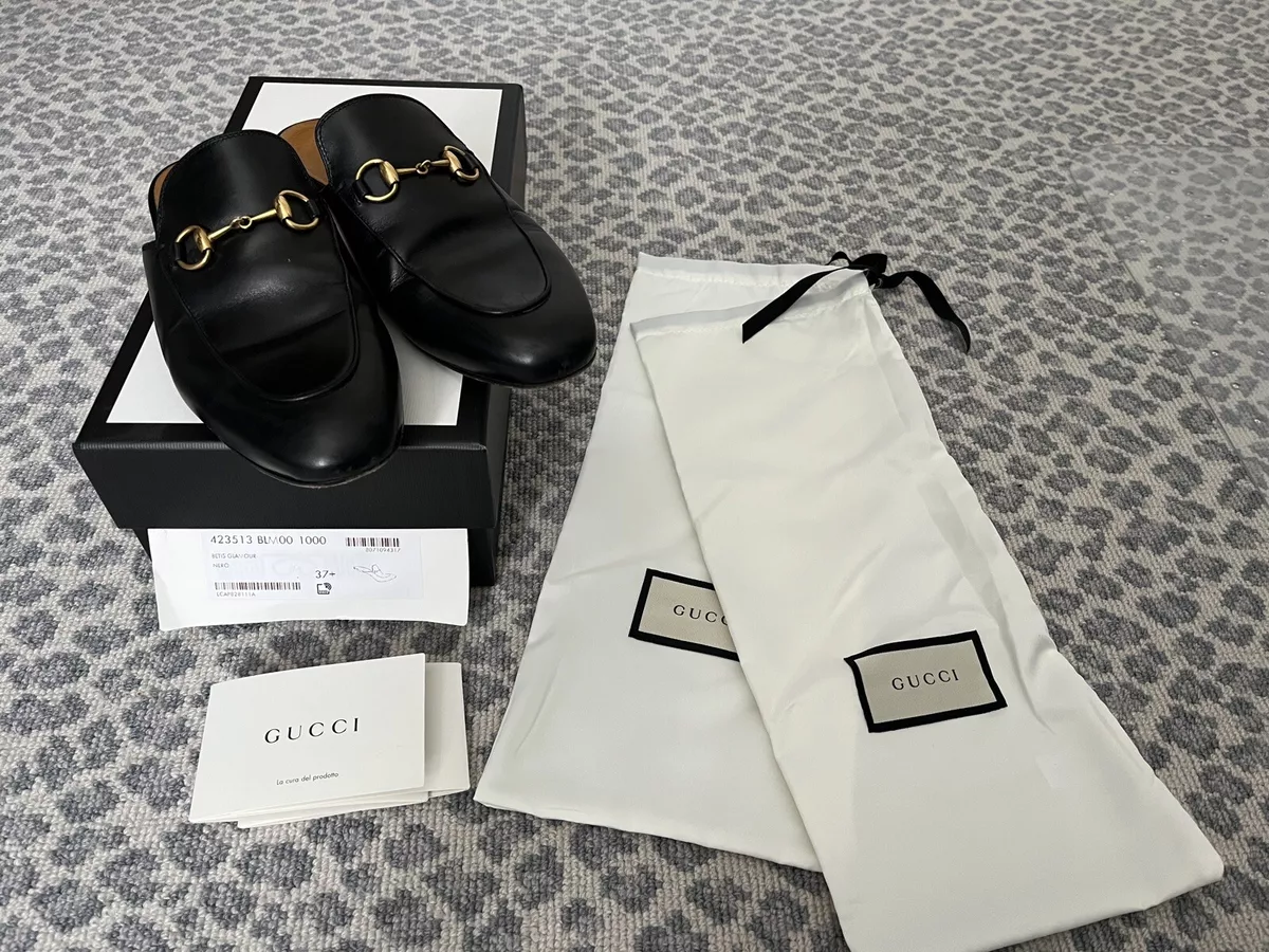 Gucci Horsebit-detail leather mules - Black