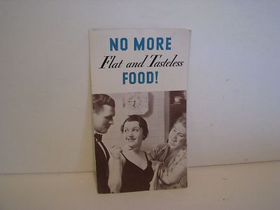 Maggi SEASONINGS AD/ BOOKLET  NO MORE FLAT AND TASTELESS FOOD