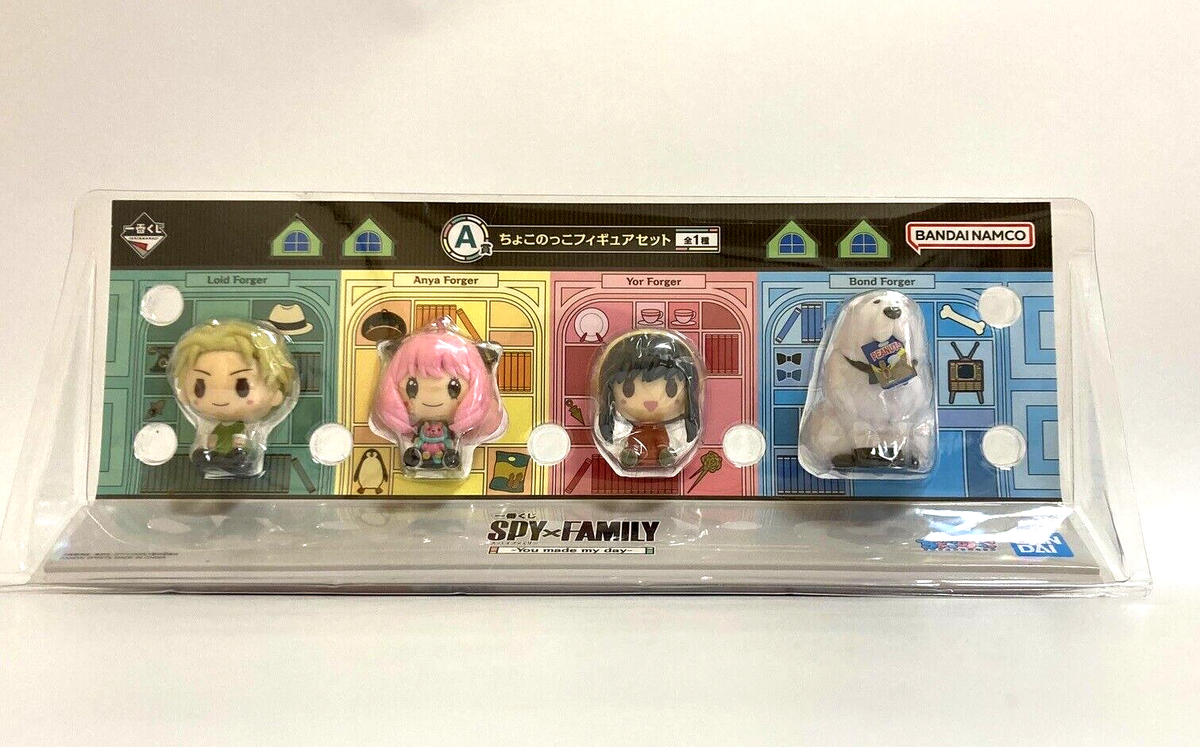 SPY×FAMILY 4コン+TD 4コン Spy x Family Chokonokko 4pcs Spy × Family Ichiban Kuji CODE: White