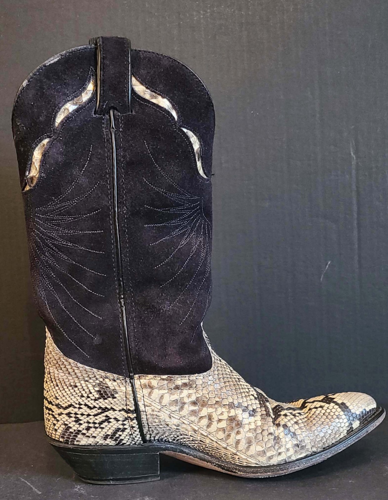 Vintage Womens Code West Python Snakeskin Boots/S… - image 7