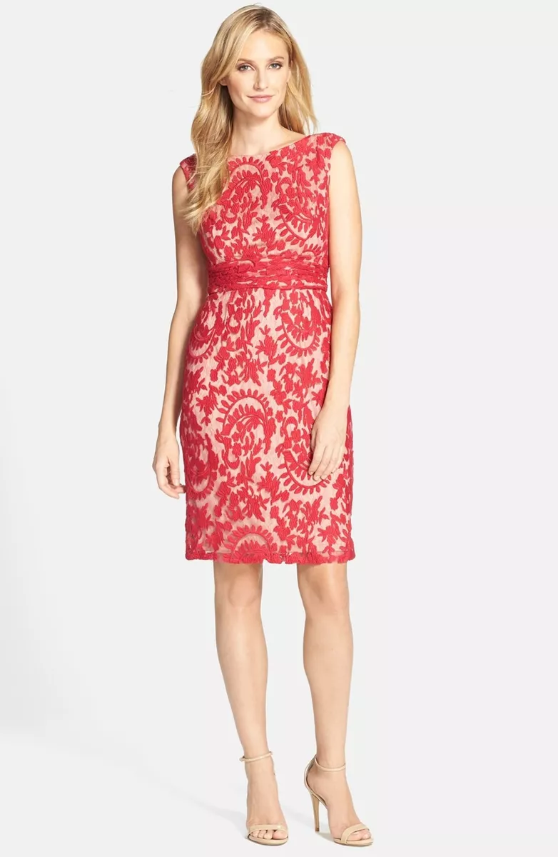Red sheath dress petite sales