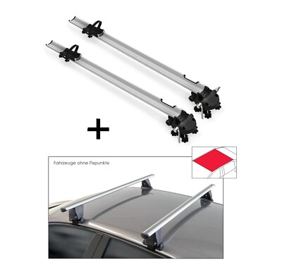2x Fahrradträger Bike Pro+Dachträger VDP Delta für für Audi A4 B9/8W 4Türer 15-1