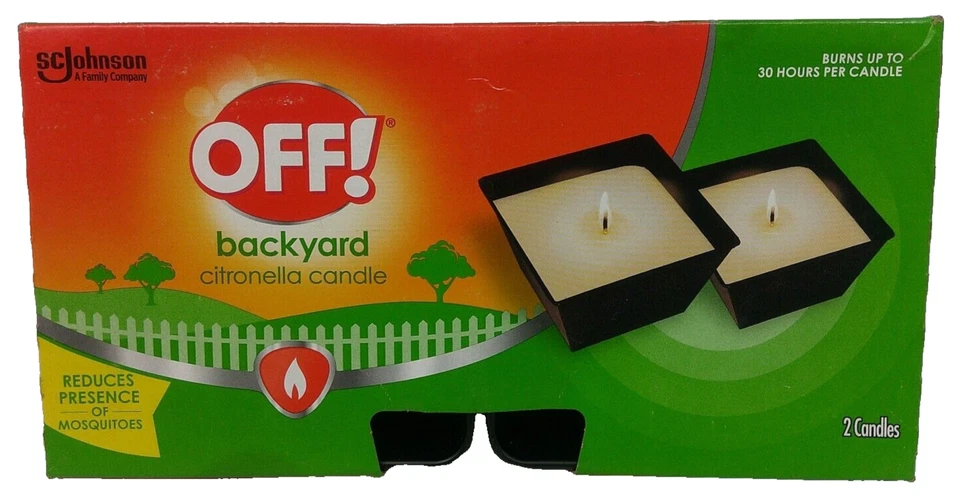 Lot of 2 - OFF! Backyard Citronella Candle Ambiance Enhancing Centerpiece 2pk - Image 3 of 3